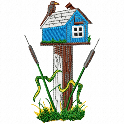 Mailbox Embroidery Design 4